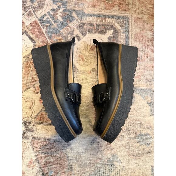 SOUL Naturalizer Shoes - SOUL Naturalizer Joyla Slip On Loafer in Black Platform Shoes, Sz 9W, MP $120